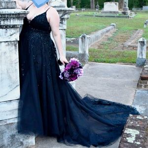 Black wedding dress